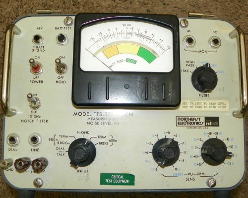 Northeast electronics tts-37baq  noise level calibration sticker 7/25/13 for sale
