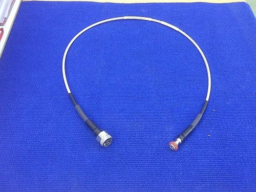 Times rf microwave coaxial test cable 6ghz silverline slu06-nmqmm-03.00ft for sale