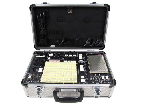 Very nice knight electronics ml-2010 mini lab trainer with locking case ml2010 for sale