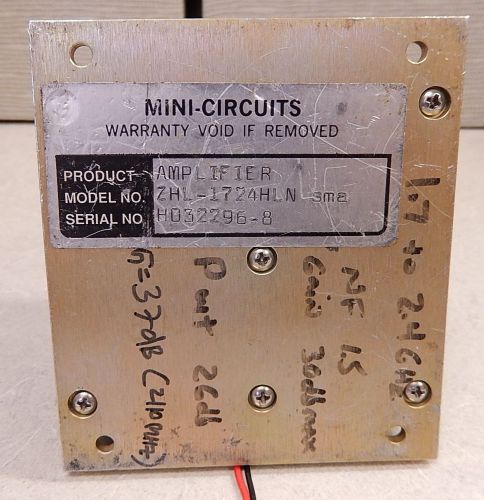 Mini-Circuits ZHL-1724HLN Very Lo Noise Amplifier 1700 / 2400 MHz 30 dB 263