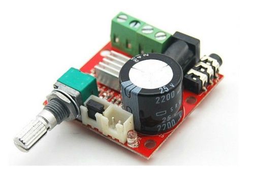 G35 Hi-Fi PAM8610 Audio Stereo Amplifier board/2X10W Dual Channel D Class 12v