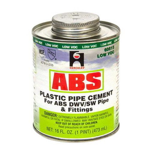 Oatey scs 60515 hercules black medium body fast set cement, 16 oz can for sale