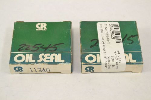 LOT 2 CHICAGO RAWHIDE 11340 1-1/16 IN ID JOINT RADIAL SINGLE OIL SEAL B292476