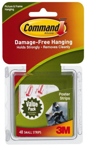 Command Poster Adhesive Value Pack, 48-Strip New