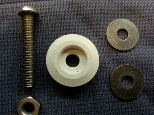 (20) washer ceramic set.1/4&#034;x 1&amp; 1/2&#034; screw; phillips head; 1/4&#034; x 3 /4&#034; washer. for sale
