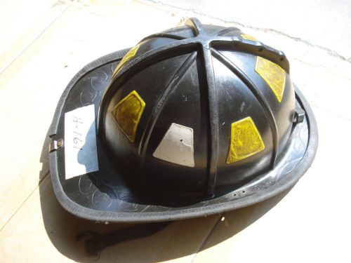 Cairns 1044 helmet + liner firefighter turnout bunker fire gear ...#161 black for sale