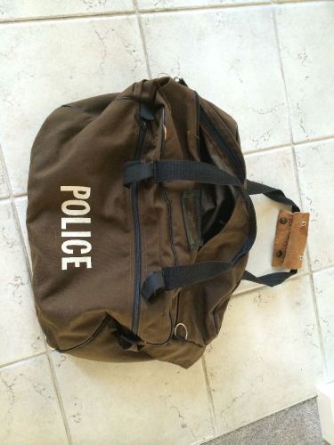 Police Dity Bag Equipment Storage Brown Heavy Dity