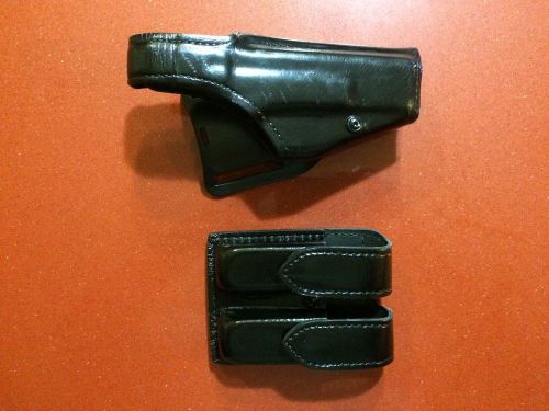Safariland top gun 200-83 &amp; magazine pouch w/hidden snaps for sale