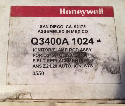 Honeywell Ignitor Flame Rod Assembly/Q3400A1024-New