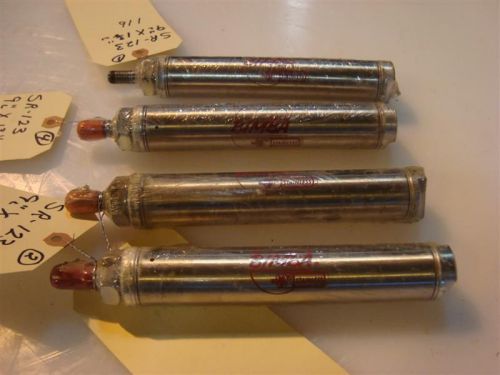 Bimba Stainless Steel Air Cylinder Model SR-123 (4) New Units