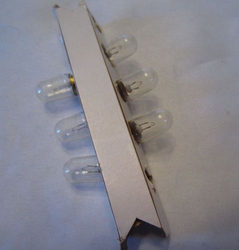 Lot Of 6 GE General Electric 39 GE39 Miniature Screw Base Light Bulbs Lamps