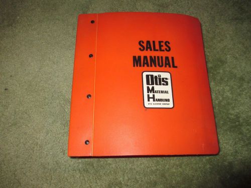 Huge 1970s otis fork lift truck sales brochure catalog sales manual westcoaster for sale