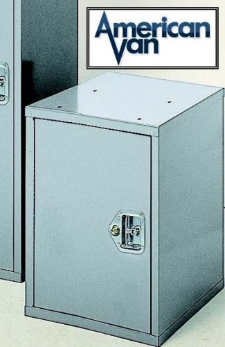 Lockable upright 22&#034;h cabinet for van or truck storage from american van for sale