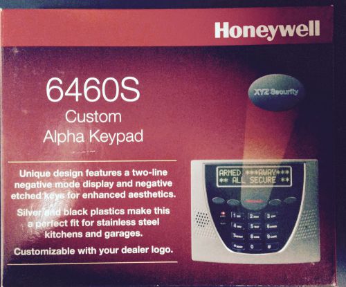 Honeywell 6460S Alpha Keypad Lot of 5  Brand New  Free Shipping