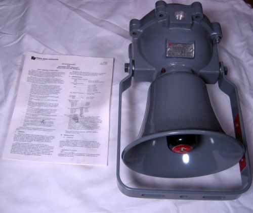 Federal Signal 300x 120v 60hz Explosion Proof SelecTone Horn Class I or II