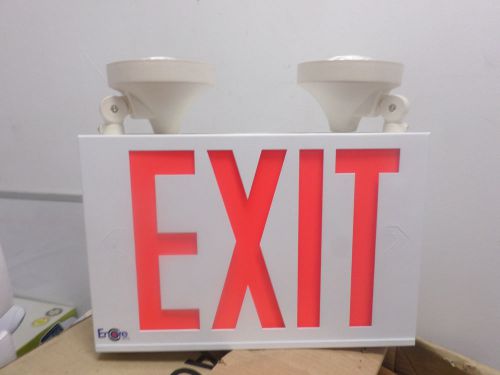 Encore Lighting LC8 Dual Head Self-Powered Emergency Light Combo LED Exit Sign