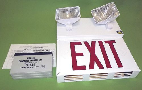 New big beam self-test emergency lighting/ exit 2esdx-ph dual head light battery for sale