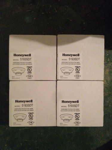 Honeywell 5193dt Addressable Smoke Detector With Heat Sensor 5193 5193sd