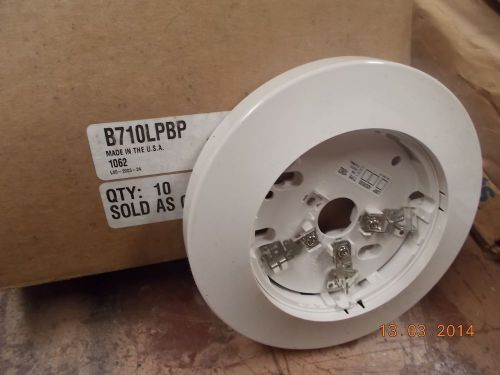 Notifier B710LPBP Plug-in  Detector Base