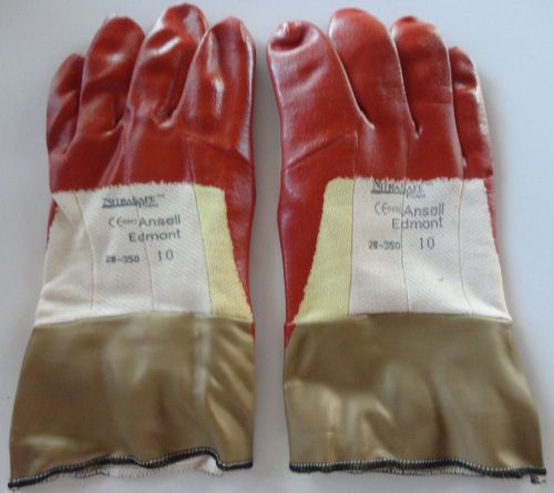 Ansell nitrasafe foam gloves size 10  28-350 for sale