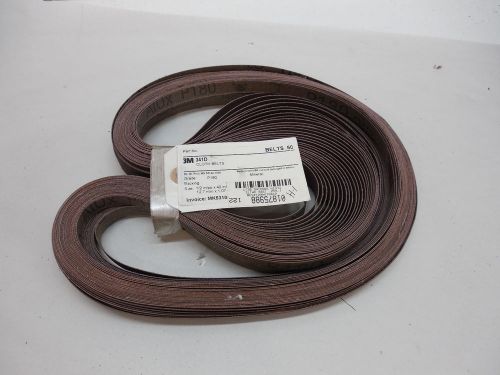 3m 341d sanding cloth belts 1/2&#034; x 42&#034; p180 qty-47 new sanding supplies for sale