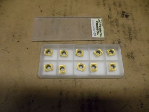 10 NEW TOSHIBA TUNGALOY CARBIDE INSERTS ACMT 07T308PR-MJ GH330