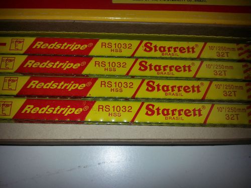Rs1032 starrett hand hack saw blade redstripe 12&#034; x 1/2&#034; x .025&#034; 32 tpi 40021 for sale