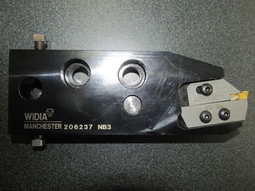 Widia manchester cutoff insert tool holder for sale