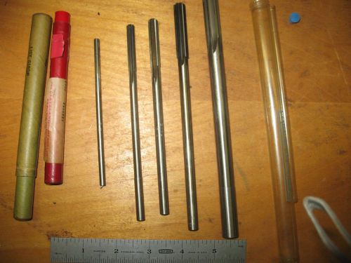 SET OF 5 US MADE DOWEL PIN REAMERS