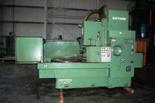 Mattison 42&#034; rotary surface grinder for sale