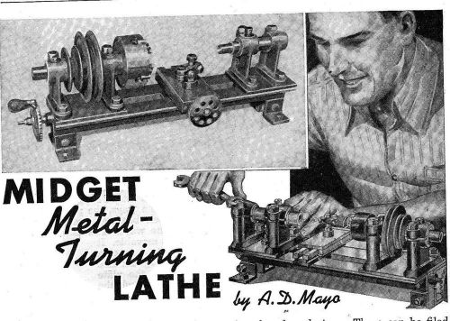 Build midget metal lathe from simple parts low cost turning turn models parts for sale