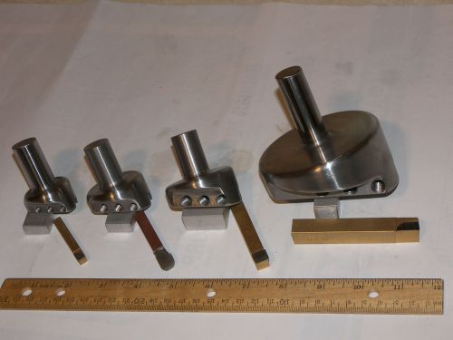 4 pc. x- large fly cutter set &amp; carbides top qualilty!  usa for sale