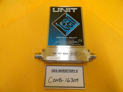 Unit Instruments 1660-101566 Mass Flow Controller AMAT 3030-01762 3 SLM He Used