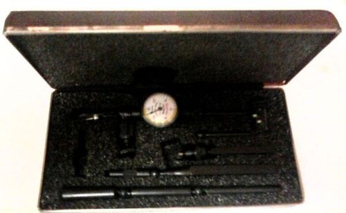 Starrett 711LCSZ Last Word Dial Test Indicator with Attachments
