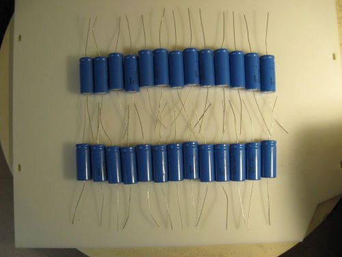 (WD) SPRAGUE 53D Axial Pin Filtering Electrolytic Capacitors 4700uf (lot of 26)