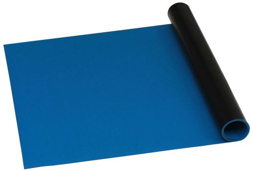 Desco vinyl mat roll 2-layer blue anti-static esd control 0.060&#034; x 18&#034; x 50&#039; for sale