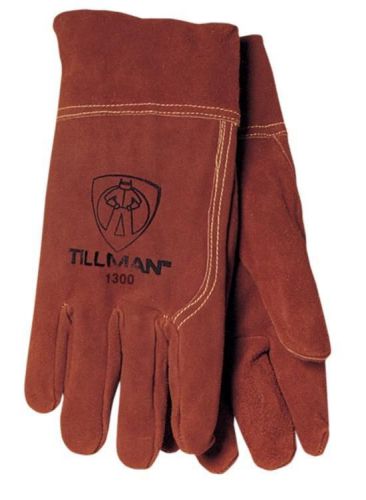 Tillman 1300 Unlined Top Grain Cowhide  MIG Welding Gloves, Medium