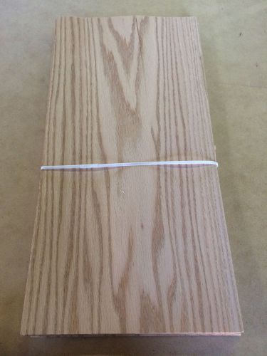 Wood Veneer Red Oak 10x21 20pcs total Raw Veneer  &#034;EXOTIC&#034; RO5 10-29