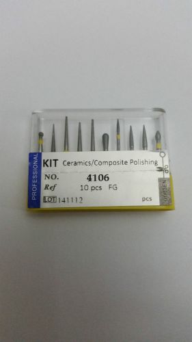 Clinic Kit   No.4106 Ceramics/Composite Polishing