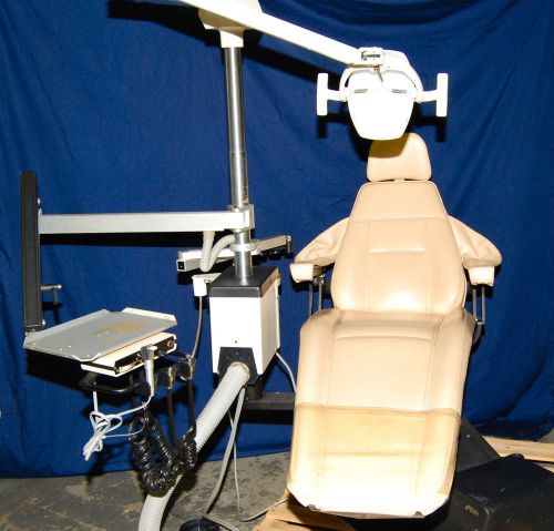 Adec priority 1005 dental/ tattoo chair w/ delivery system and pelton light for sale