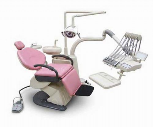 New Dental Unit Chair F6 Model Hard Leather Controlled Integral FDA CE