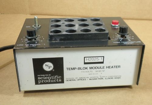 Scientific products temp-blok block module heater h2025-1 for sale