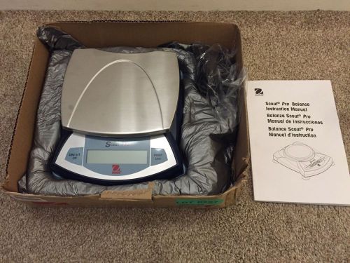Ohaus scout pro sp2001 scout pro portable scales, 2000g capacity, d = 0.1g for sale