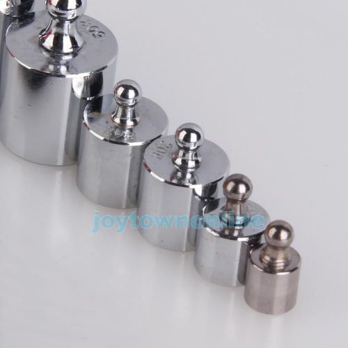 6pcs 100g 50g 20g 10g 5g grams precision calibration jewelry scale weight set #j for sale