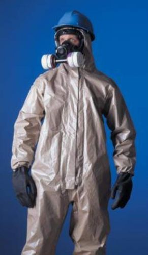 DuPont 2X Tan Tychem CPF3 Chemical Protection Coveralls