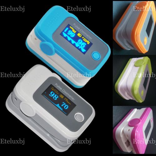 5Colors Home Gift CE OLED Fingertip Pulse Oximeter -Spo2 PR Monitor beep &amp;alarm