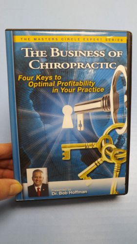 THE MASTERS CIRCLE EXPERT SERIES THE BUSINESS OF CHIROPRACTIC by Dr. Bob Hoffman