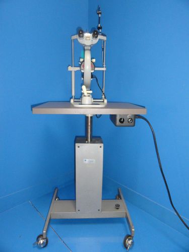 Carl zeiss f-125 slit lamp biomicroscope w/ ocular height adjustable table for sale
