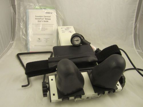 Saunders Cervical HOMETRAC Deluxe Neck Traction Unit BARELY USED!!!