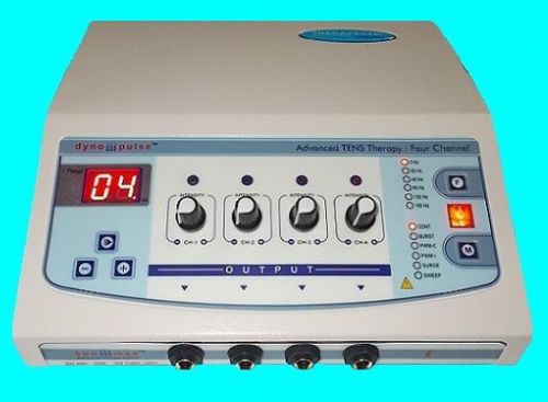 PHYSICAL THERAPY EQUIPMENT, 4 CH ELECTROTHERAPY DYNO PULSE LIGHT WEIGHT  E1